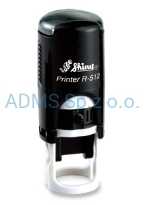 Pieczątka okrągła SHINY R-512 śr.12 mm